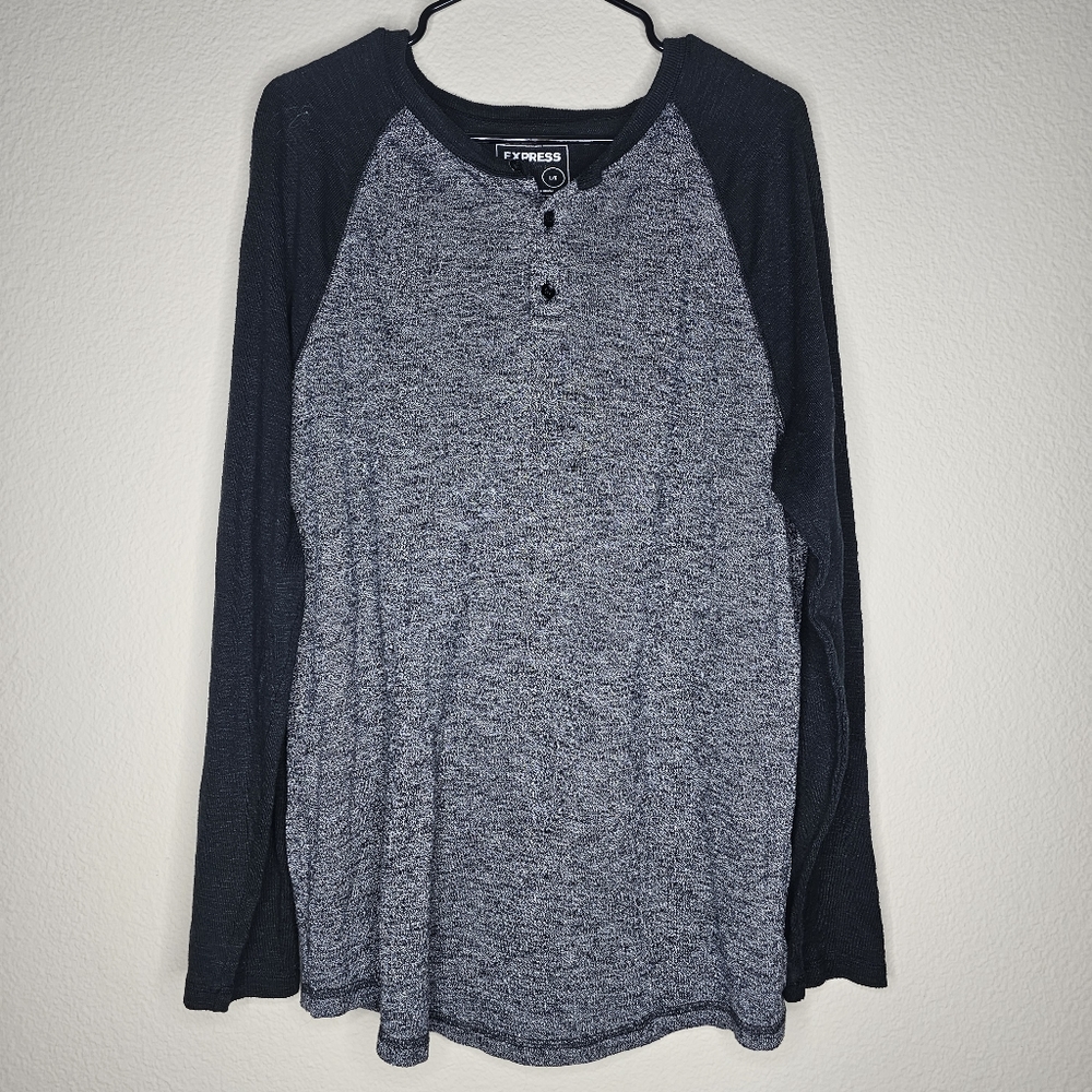 Express Henley Long Sleeve
